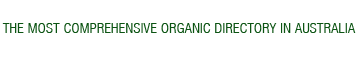 Home -Australian Organic Directory