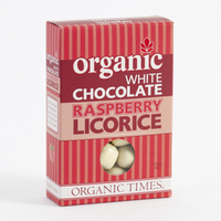 Organic White Chocolate Raspberry Licorice