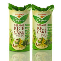 Pureharvest Organic Sesame Rice Cakes